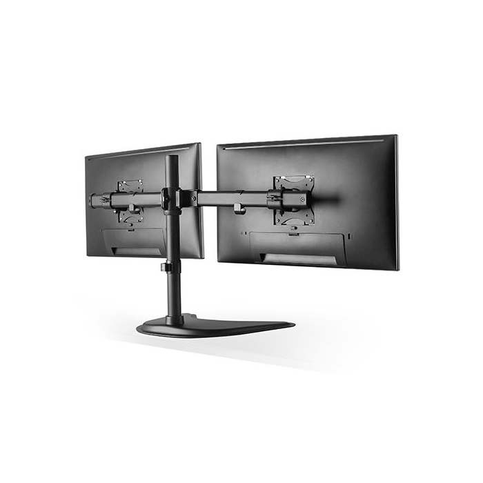  Dual Monitor Desktop Stand for 13"-27" LCD Monitors and Screens VESA 75 / 100  