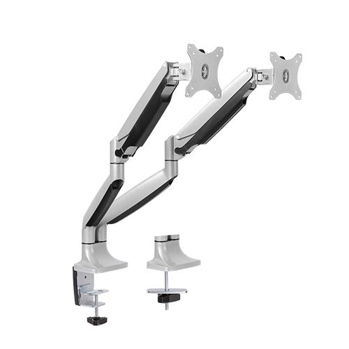  Dual Monitor Aluminum Interactive Counterbalance Monitor Arm for most 13''-32'' LCD Monitors, 9kg/Screen  