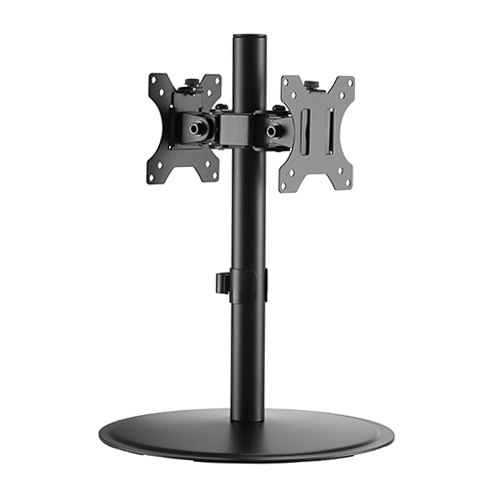  ARTICULATING POLE MOUNT SINGLE DUAL MONITORS STAND Fit Most 17-32 Monitors  