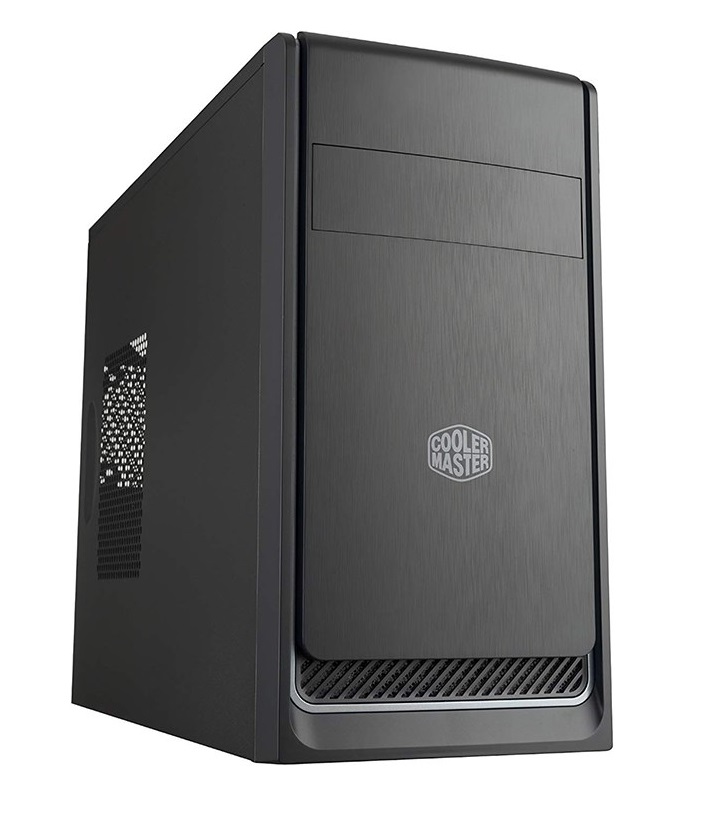  Mini-Tower Case: MasterBox E300L - Silver Trim - 500W PSU Included<BR>1x 5.25" Bay, 1x 120mm Fan, 2x USB 3.0, Supports: mATX/mini-ITX  