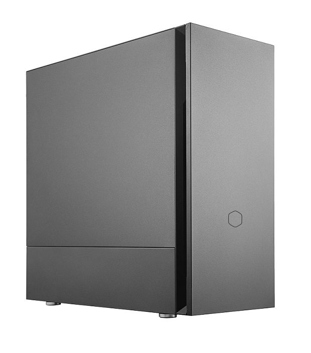  <b>Mid-Tower Case</b>: Silencio S600 - Black<BR>1x 5.25" Bay, 2x 120mm Fans, 2x USB 3.2, SD Card Reader, Sound Dampening Panels, Supports: ATX/mATX/mini-ITX  