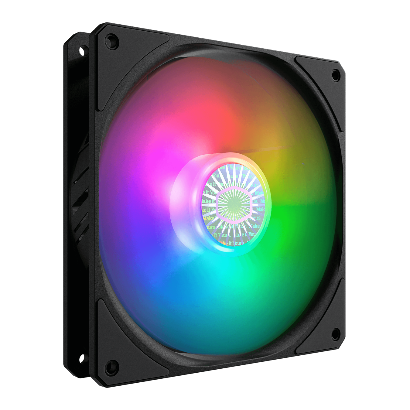  140mm Fan: SickleFlow 140 ARGB - Black<br>140mm ARGB PWM, 650-1400 RPM, 10-27 dBA  