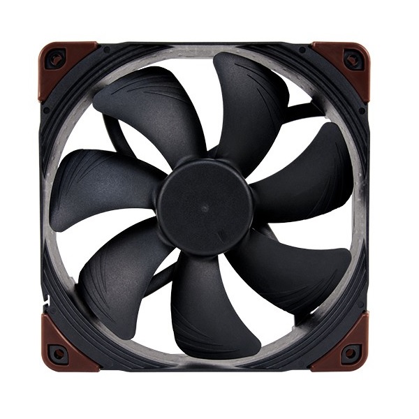  140mm Fan: Noctua IndustrialIPPC IP67 NF-A14 PWM<br>140mm 4-Pin PWM Fan, 2000 RPM, 31.5 dB(A)  