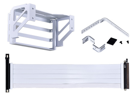  Lian Li Upright GPU Kit With Riser Cable for O11 Dynamic EVO - White  