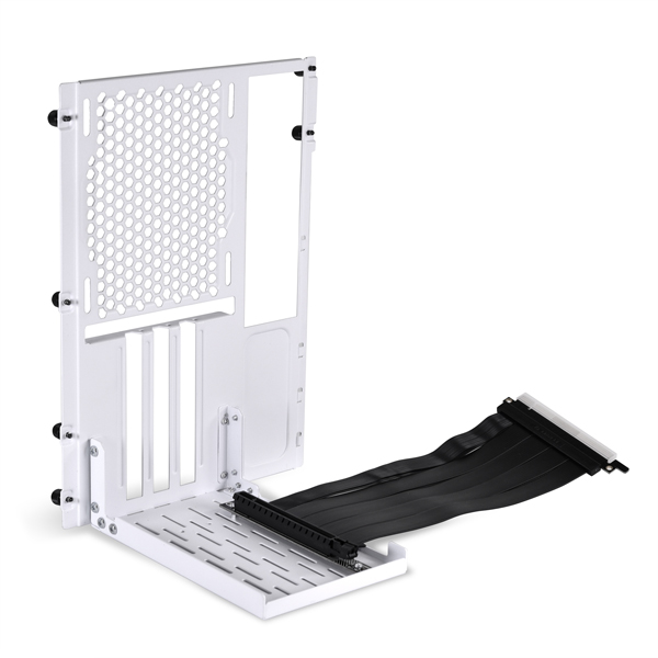  Lian Li PCI-e 4.0 Vertical GPU Bracket Kit With Riser Cable for O11 Dynamic Mini & O11 Dynamic Air Mini - White  