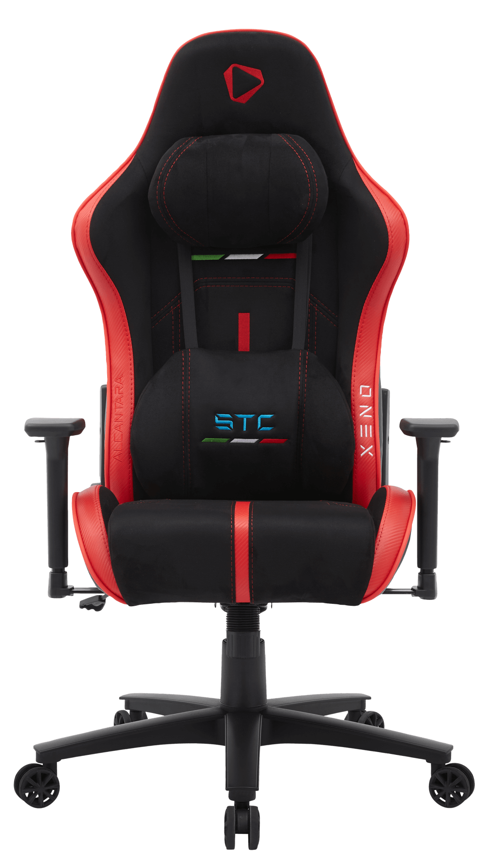  ONEX-STC ALCANTARA Gaming /Office Chair - Black/Red<BR><fONT COLOR='RED'>In-Store Pickup Not Available - Delivery Only (Freight Charges Apply)  