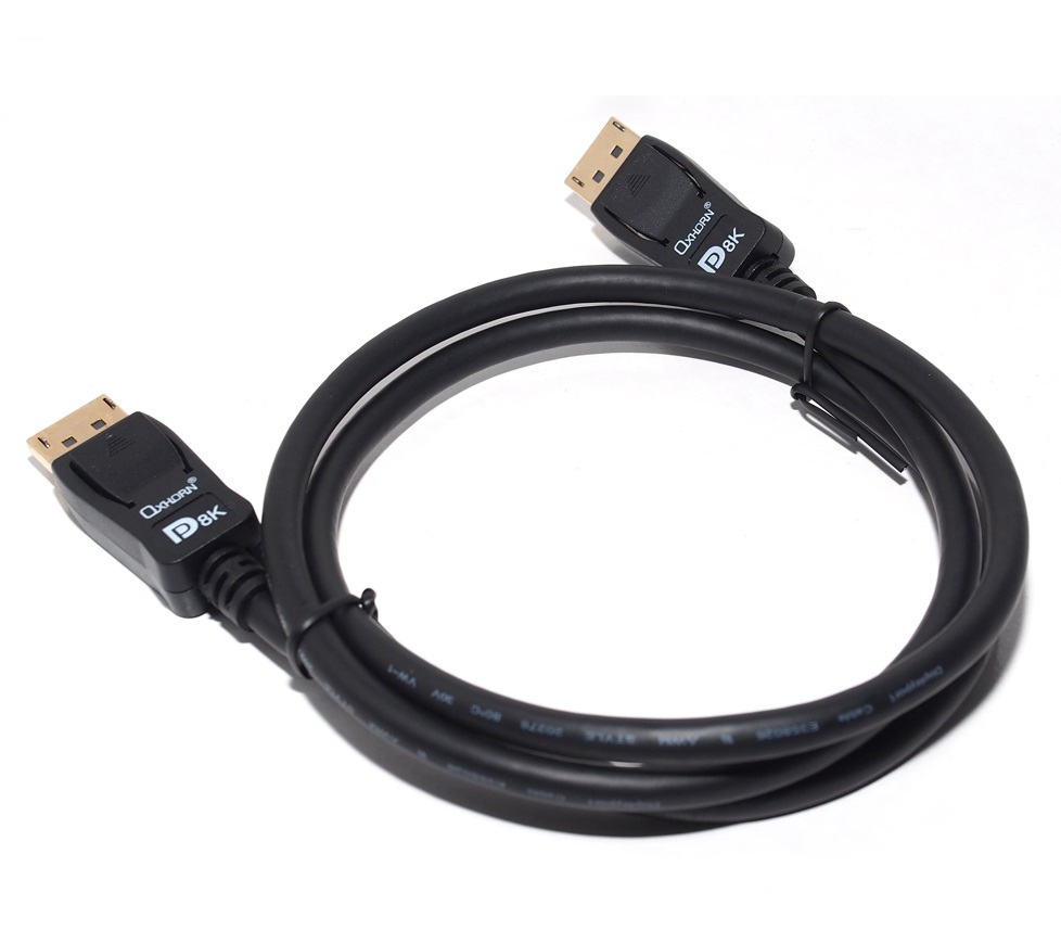  DisplayPort Cable: DP(M) to DP(M) V1.4 Support 8K @60Hz, 4K @120Hz, 5M  