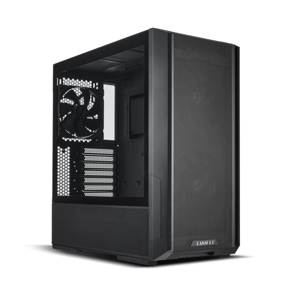  <b>Mid-Tower Case:</b> LANCOOL 216 - Black<br>2x 160mm PWM Fans, 1x 140mm PWM Fan, 2x USB 3.0, 1x USB Type-C, 1x Audio, Tempered Glass Side Panel, Supports: E-ATX/ATX/mATX/mini-ITX  