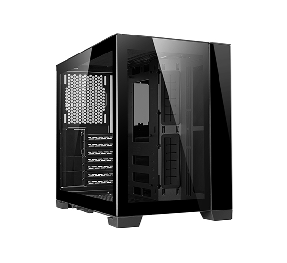  <B>Mini-Tower Case:</b> O11 Dynamic Mini - Black<br>2x USB 3.0, 1x USB 3.1 TYPE-C, 1x HD Audio, Tempered Glass Side & Front Panel, Supports: ATX/mATX/mini-ITX  