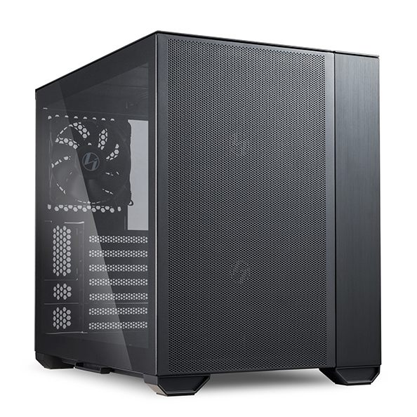  <b>Mini-Tower Case:</b> O11 Air Mini - Black<br>2x 140mm PWM Fans, 1x 120mm PWM Fan, 2x USB 3.0, 1x USB Type-C, 1x HD Audio, Tempered Glass Side Panel, Supports: ATX/mATX/mini-ITX  