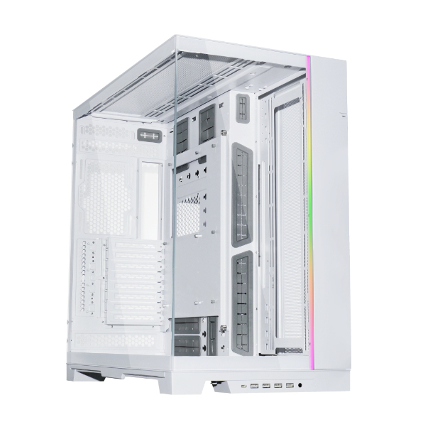  <b>Full-Tower Case:</b> O11 Dynamic EVO XL - White<br>4x USB 3.0, 1x USB Type-C, 1x Audio, Tempered Glass Side & Front Panel, Supports: E-ATX/ATX/mATX/mini-ITX  