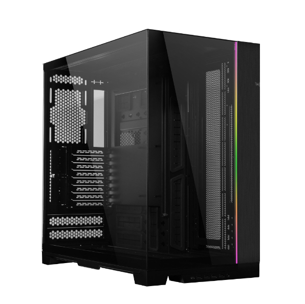  <b>Full-Tower Case:</b> O11 Dynamic EVO XL - Black<br>4x USB 3.0, 1x USB Type-C, 1x Audio, Tempered Glass Side & Front Panel, Supports: E-ATX/ATX/mATX/mini-ITX  