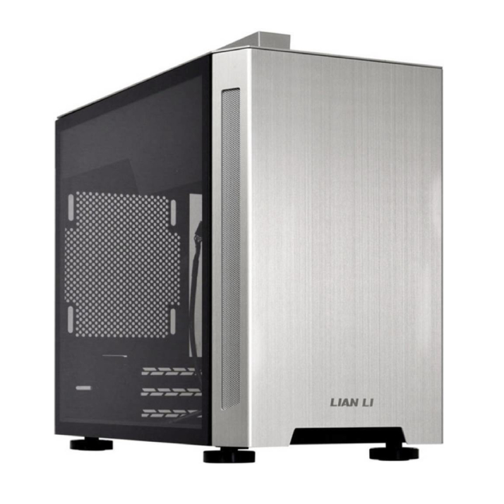  <b>Mini-Tower Case:</b> TU150 - Silver<br>2x USB 3.0, 1x USB Type-C, 1x HD Audio, Tempered Glass Side Panel, Supports: mini-ITX/mini-DTX  