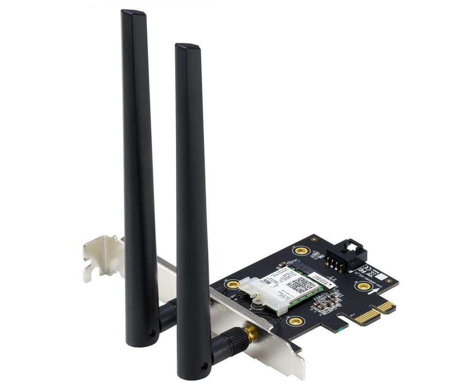  PCI-E Adapter: Wireless AX3000 Dual Band WiFi 6 802.11ax + Bluetooth 5.0 WPA3 network security  