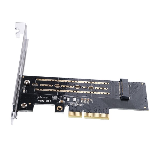  M.2 NVME to PCI-E 3.0 X4 Expansion Card (Not support SATA Mode M.2) <B>(not work with Samsung 970 EVO Plus / Pro)</b>  