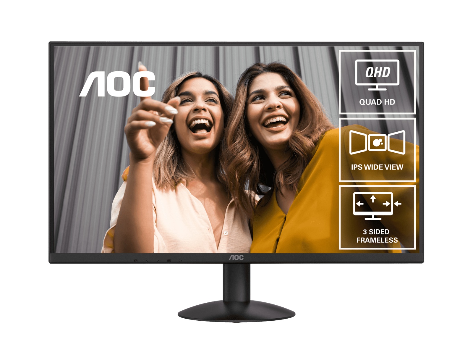  27" IPS Q27B30E: 2560��1440 @ 75Hz, 4ms GtG, 300 nits brightness, sRGB 118%, HDMI 1.4 & DP 1.4, tilt stand, 100mm VESA, 20W power use  
