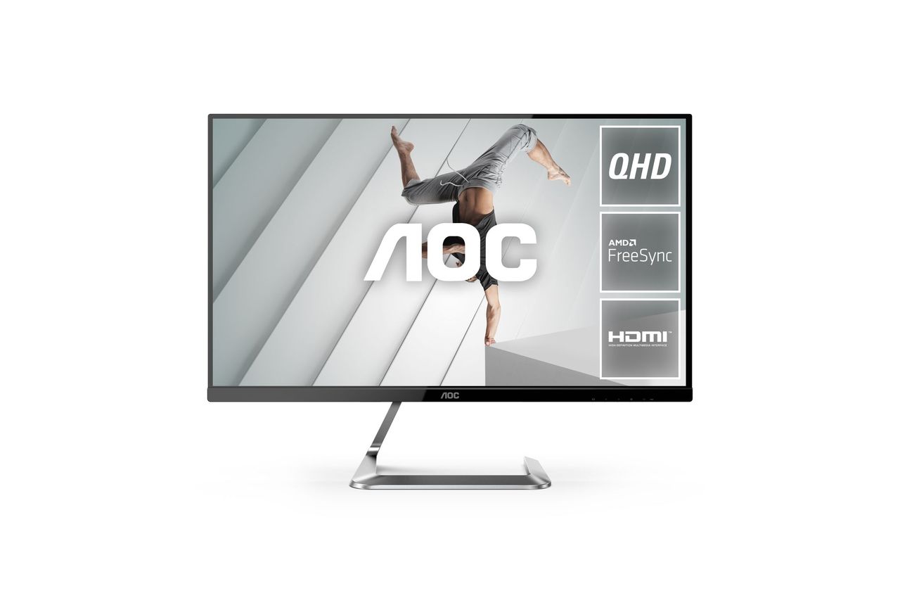  <b> 27" QHD Monitor:</b> IPS 4ms, 75Hz, 2560 x 1440, DP(1.2) x 1, HDMI(1.4) x 2, 16.7M Colours, Tilt -3.5 ~ 21.5  