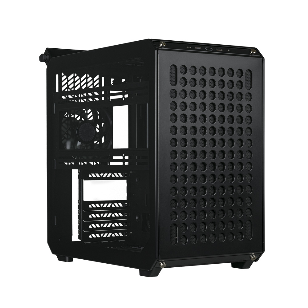  <b>Mid-Tower Case:</b> QUBE 500 Flatpack - Black<BR>1x 120mm PWM Fan, 2x USB 3.2, 1x USB Type-C, 1x 3.5mm Audio, Tempered Glass Side Panel, Supports: E-ATX*/ATX/mATX/mini-ITX  