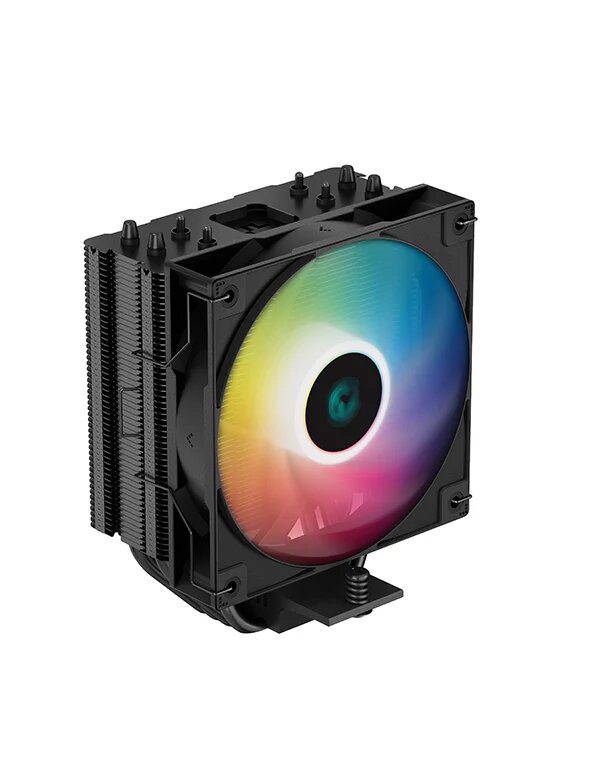  CPU Cooler: DeepCool AG400 ARGB - Black<br>1x 120mm ARGB PWM Fan, 12592150 mm<br>Supports: Intel LGA1851, LGA1700, LGA1200, LGA115x, AMD AM5, AM4  