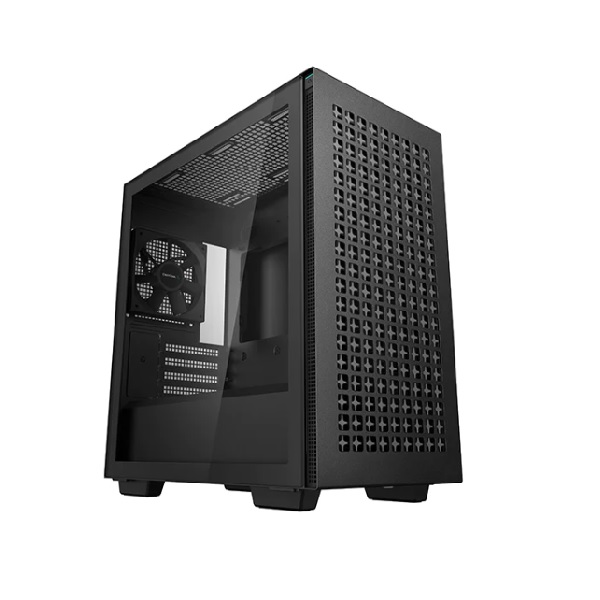  <b>Mini-Tower Case</b>: CH370 - Black<br>Tempered Glass, 1x 120mm Fan, 2 x USB 3.0, 1 x Audio Jack, Supports: Micro-ATX, Mini-ITX  