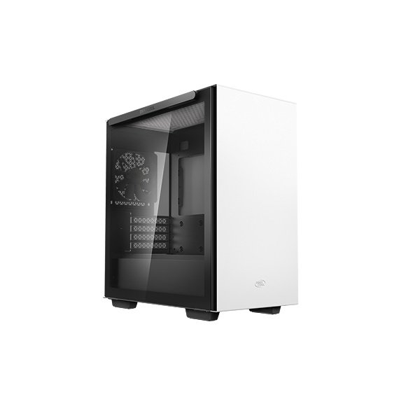  <b>Mini-Tower Case</b>: MACUBE 110 - White<br>Tempered Glass, 1x 120mm Fan, 1 x USB 3.0, 1 x Audio Jack, Supports: Micro-ATX, Mini-ITX  