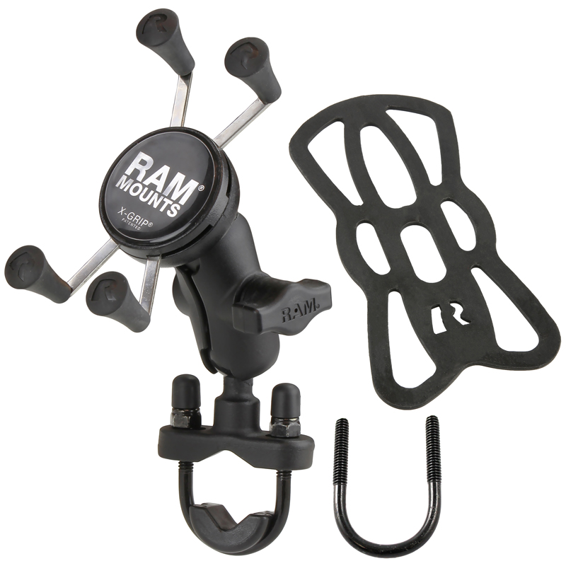  RAM X-Grip Phone Mount with Handlebar U-Bolt Base  