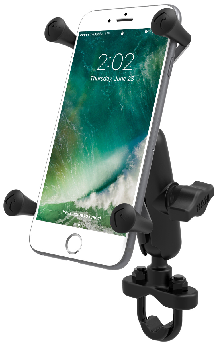  RAM X-Grip Large Phone Mount with Handlebar U-Bolt Base  