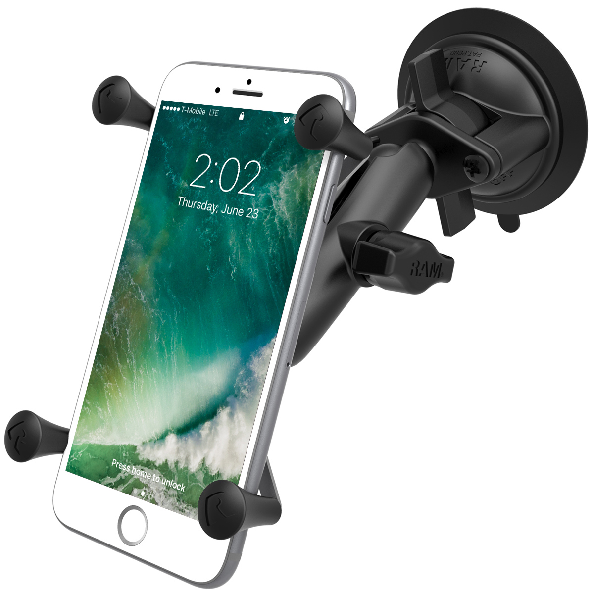  RAM X-Grip Large Phone Mount with RAM Twist-Lock Suction Cup Base  