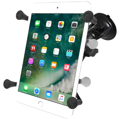  RAM Twist-Lock Suction Cup Mount with Universal X-Grip Cradle for 7" Tablets  