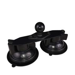  RAM Double Suction Cup Base with B Size 1" Ball  