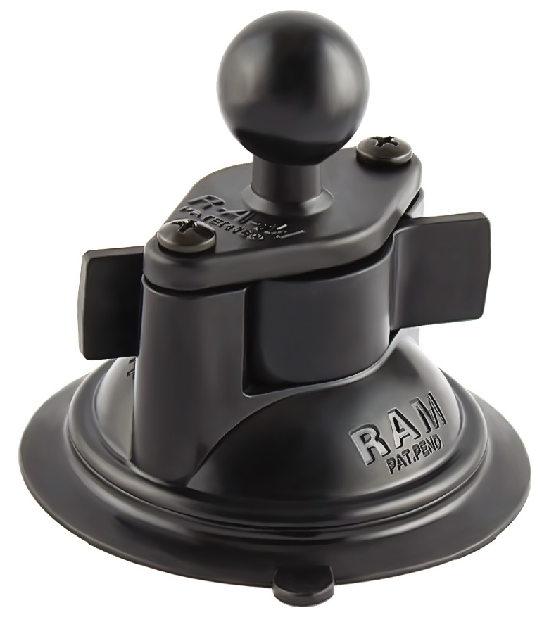  RAM 3.3" Diameter Suction Cup Base with B Size 1" Ball  