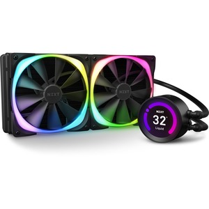  Cooling Fan/Radiator/Water Block/Pump - Processor, Computer - 140 mm Maximum Fan Diameter - 2 x Fan(s) - 2582.2 L/min Maximum Airflow - 1500 rpm - Liquid Cooler Cooler - Fluid Dynamic Bearing - 4-pin PWM - Compatible Intel Socket: LGA-115X, B LGA-1366, R LGA-2011, LGA 2011-v3, R4 LGA-2066, LGA-1200 - Compatible AMD Socket: AM4, sTRX4, TR4 - RGB LED - Black - 6.8 Year Life  