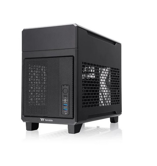  Mini ITX Case: TR100 SFF Black, USB 3.2 (Gen 2) Type-C x 1, USB 3.0 x 2, HD Audio x 1, D:294 x 179 x 391 mm,  