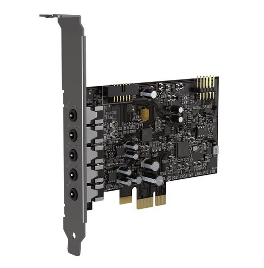  Sound Card: Sound Blaster Audigy FX V2, Upgradable Hi-res 5.1 PCI-e Sound Card with SmartComms Kit  