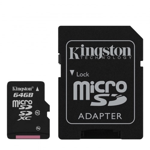  MICRO SD: 64GB microSDXC Class 10 UHS-I 45R Flash Card Far East Retail UP TO 100Mb/s read  