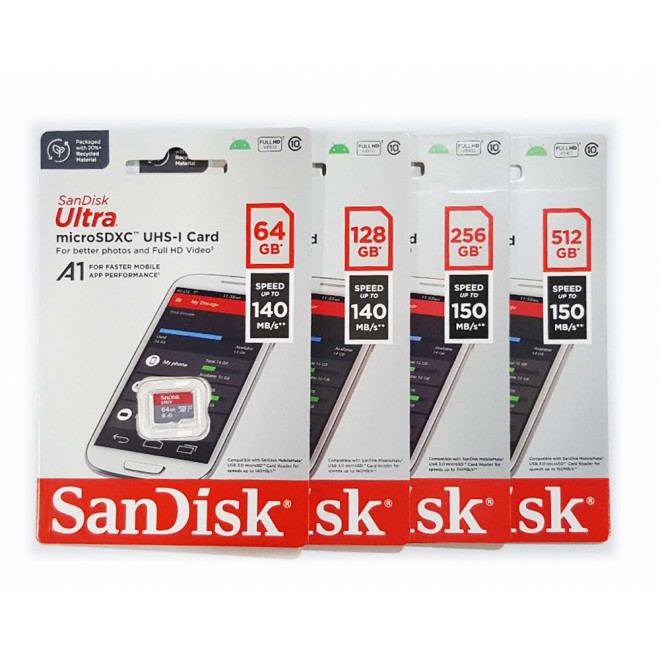  128GB Ultra Micro SDXC UHS-I Card Up to 140MB/s  