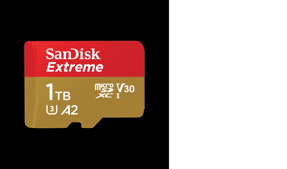  1TB Extreme microSDXC UHS-I Card  190 MB/s Read - 130 MB/s Write  