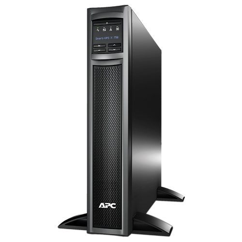  APC Smart-UPS X, Line Interactive, 750VA/600W, Rack/tower convertible 2U, 230V, 8x C13 IEC, SmartSlot, Extended runtime  