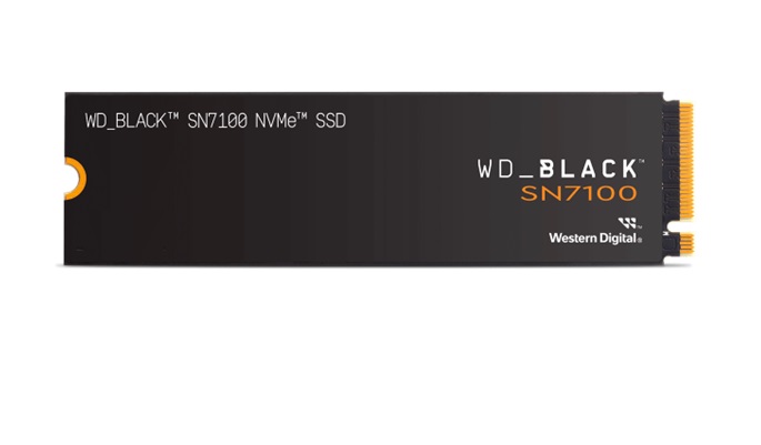  M.2 SSD: 4TB BLACK SN7100 NVMe - 7250MB/s 6900MB/s R/W 1000K/1400K IOPS M.2 2280 PCIe4.0 5yrs  