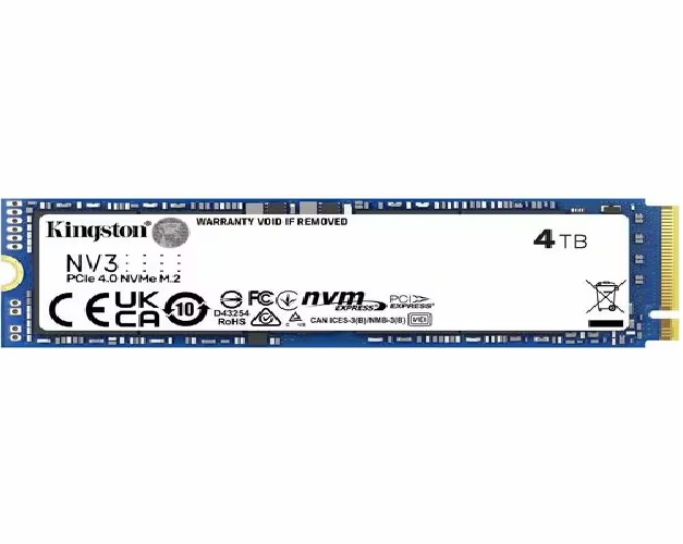 NV3, 4000G, M.2 2280 NVMe SSD, Read 6000 MB/s, Write 4000 MB/s, 3 Year Limited Warranty  