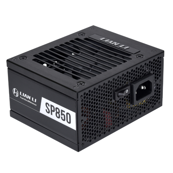  <B>SFX PSU:</B> SP850 850W Fully Modular 80+ Gold - Black<BR> 92mm HYB Fan, 2x CPU (8 Pin), 3x PCI-E (6+2 Pin), 4x Molex, 8x SATA, 1x 12VHPWR  