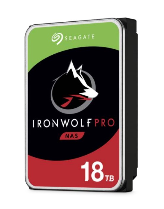  <b>3.5" NAS Drive:</b> 18TB  Ironwolf PRO, SATA 6Gb/s, 256MB Cache, 7200RPM  