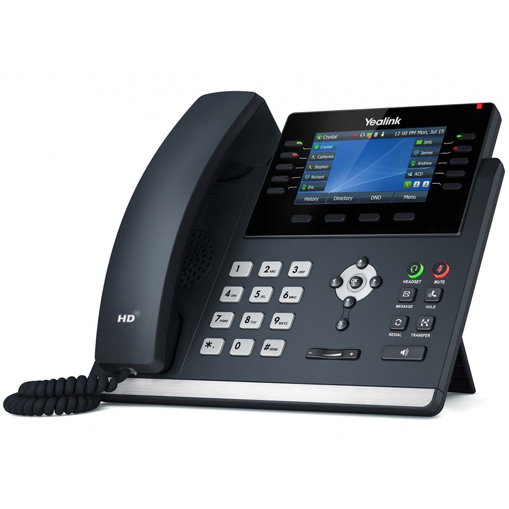  16 Line IP phone, 4.3" Color LCD, Dual Gigabit Port, 10x line key, 2x USB Port, does not include power supply  