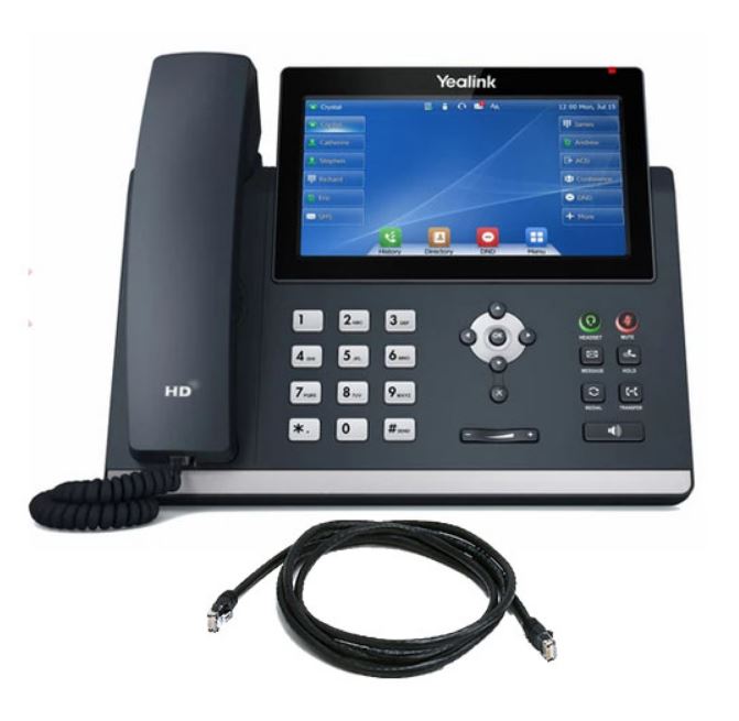  16 Line IP phone, 7" Touch Screen, Dual Gigabit Port, 2x USB Port, does not include power supply  