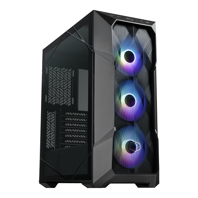  <b>Mini-Tower Case:</b> MasterBox TD500 V2 - Black<br> 3x 120mm ARGB Fans, 2x USB 3.2 Gen1 + 1x USB Type-C, Tempered Glass Side Panel, Supports: E-ATX*/SSI CEB/ATX/m-ATX/mini-ITX  