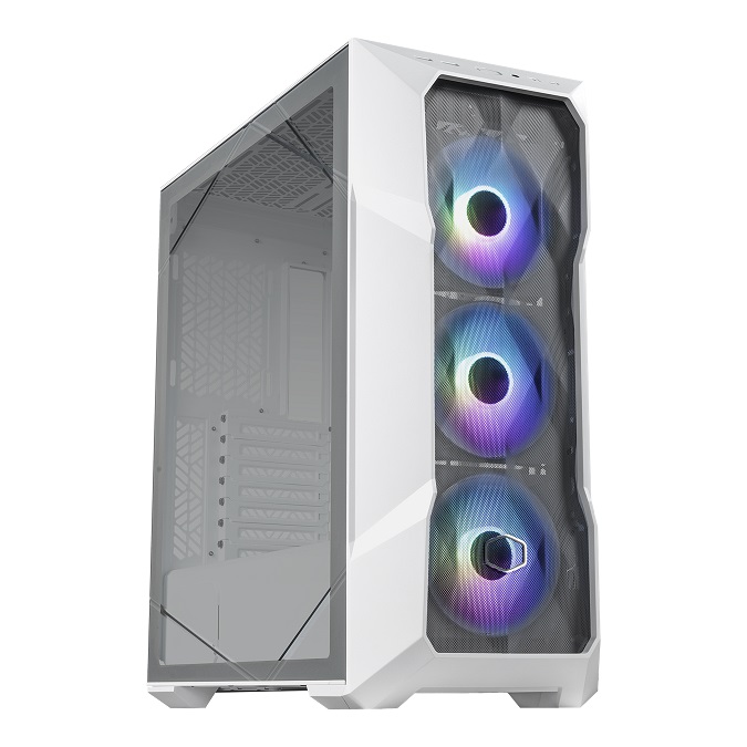  <b>Mini-Tower Case:</b> MasterBox TD500 V2 - White<br> 3x 120mm ARGB Fans, 2x USB 3.2 Gen1 + 1x USB Type-C, Tempered Glass Side Panel, Supports: E-ATX*/SSI CEB/ATX/m-ATX/mini-ITX  