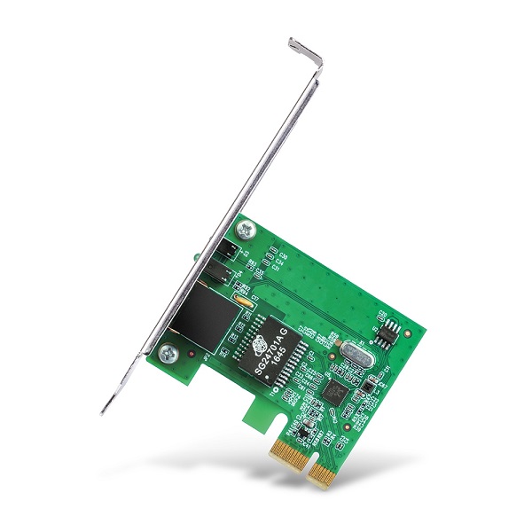  PCI Express Adapter: Gigabit PCI-E Network Adapter, 1x Gigabit RJ45 Port, Low-Profile Bracket Included  