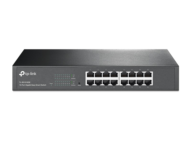  Switch: 16-Port Gigabit Easy Smart Switch, Rackmount Kit Included  