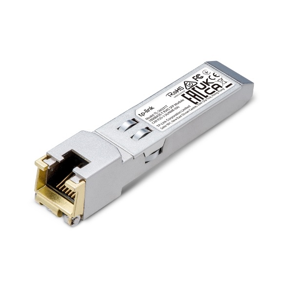  1000BASE-T RJ45 SFP Module. 100m Reach Over UTP Cat 5e Or Above Cable, Supports 1000BASE-T, Supports TX Disable, Hot Swappable  