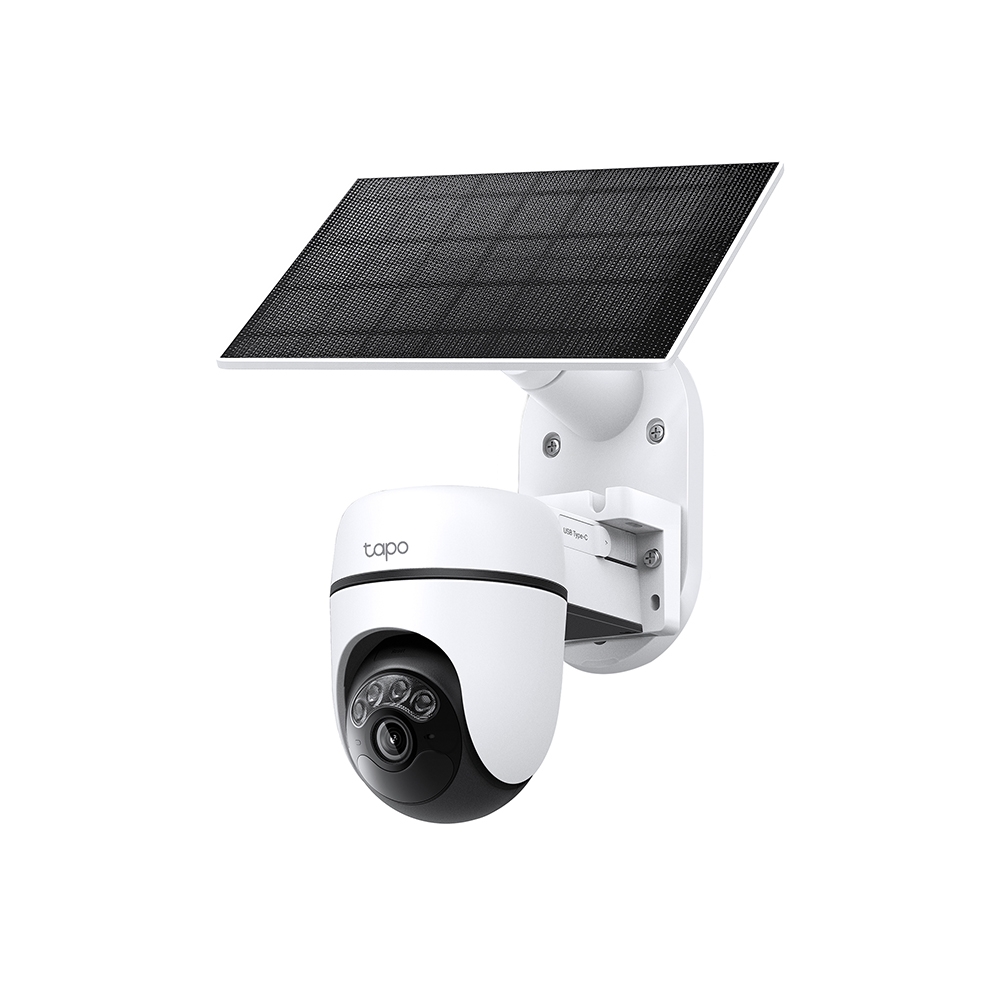  TAPO KIT SOLAR-Powered PAN/TILT SECURITY CAMERA, 2K 3MP, COLOUR NIGHT VISION, IP65, 1YR  